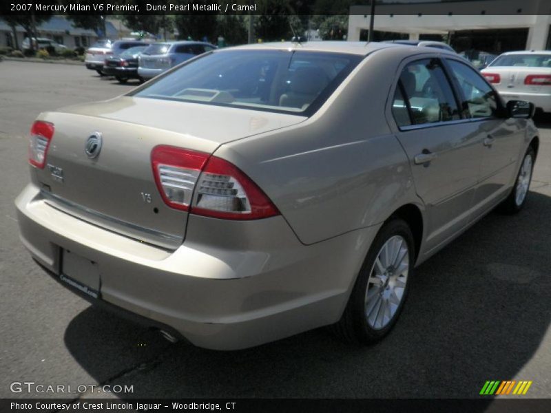 Dune Pearl Metallic / Camel 2007 Mercury Milan V6 Premier