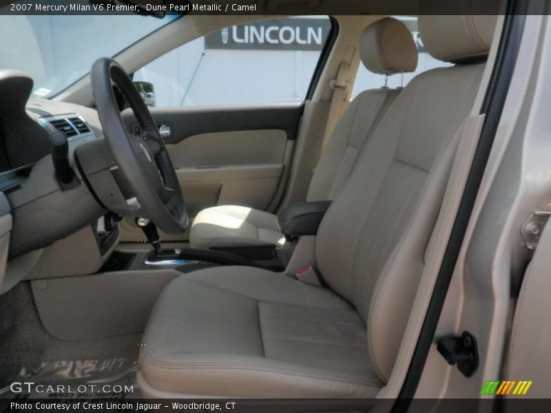 Dune Pearl Metallic / Camel 2007 Mercury Milan V6 Premier