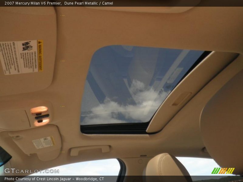 Dune Pearl Metallic / Camel 2007 Mercury Milan V6 Premier