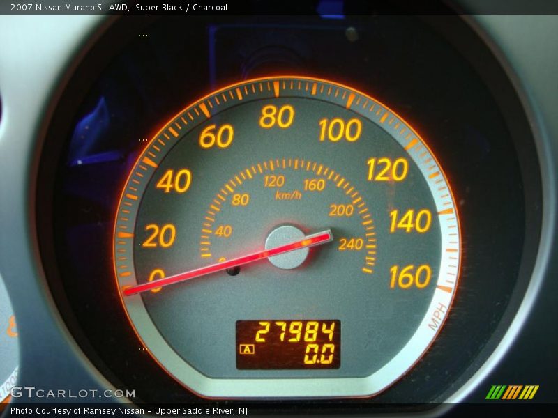 Super Black / Charcoal 2007 Nissan Murano SL AWD