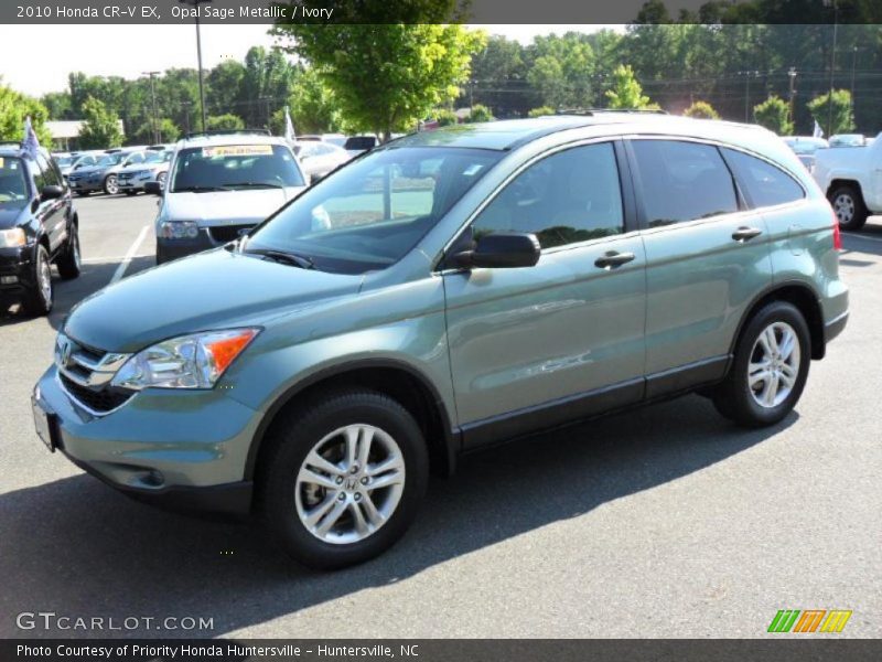 Opal Sage Metallic / Ivory 2010 Honda CR-V EX