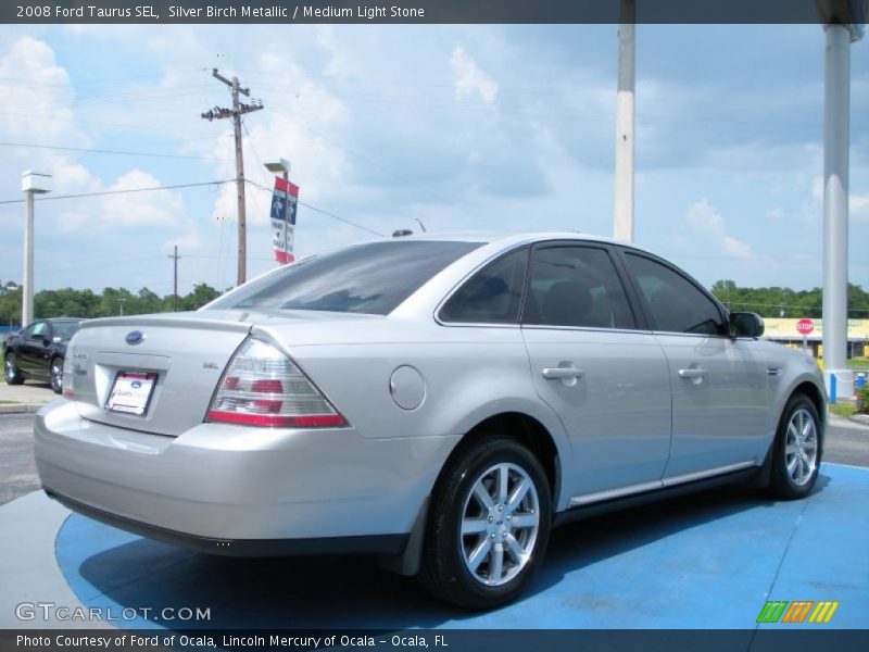 Silver Birch Metallic / Medium Light Stone 2008 Ford Taurus SEL