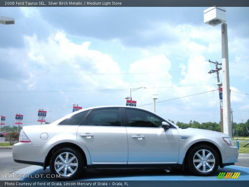 Silver Birch Metallic / Medium Light Stone 2008 Ford Taurus SEL
