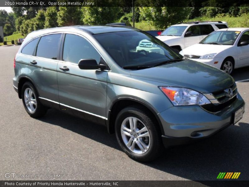 Opal Sage Metallic / Ivory 2010 Honda CR-V EX