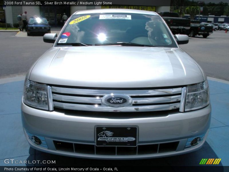 Silver Birch Metallic / Medium Light Stone 2008 Ford Taurus SEL