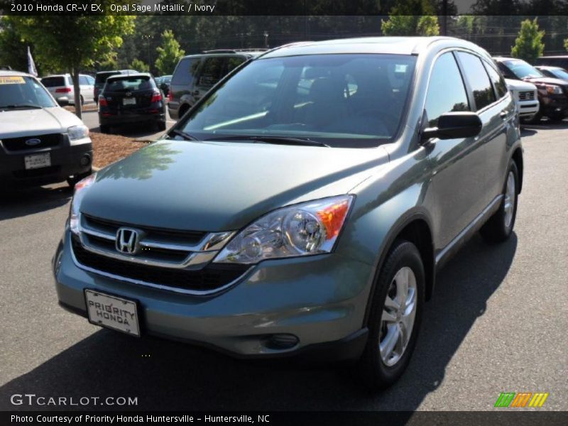 Opal Sage Metallic / Ivory 2010 Honda CR-V EX