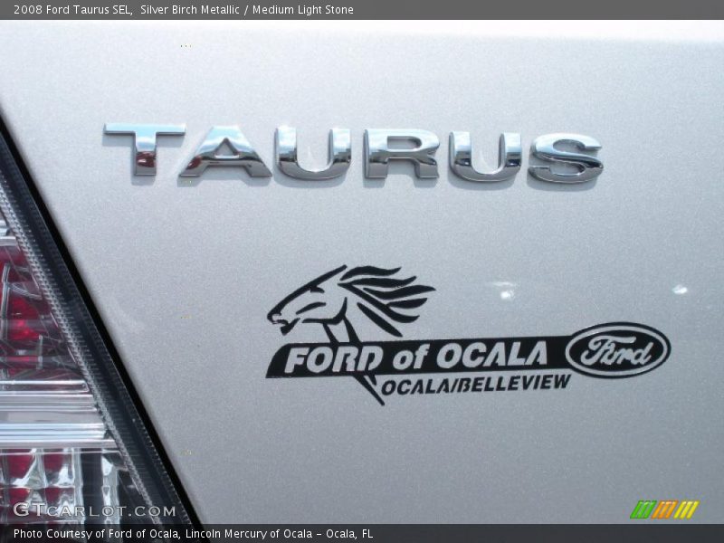 Silver Birch Metallic / Medium Light Stone 2008 Ford Taurus SEL