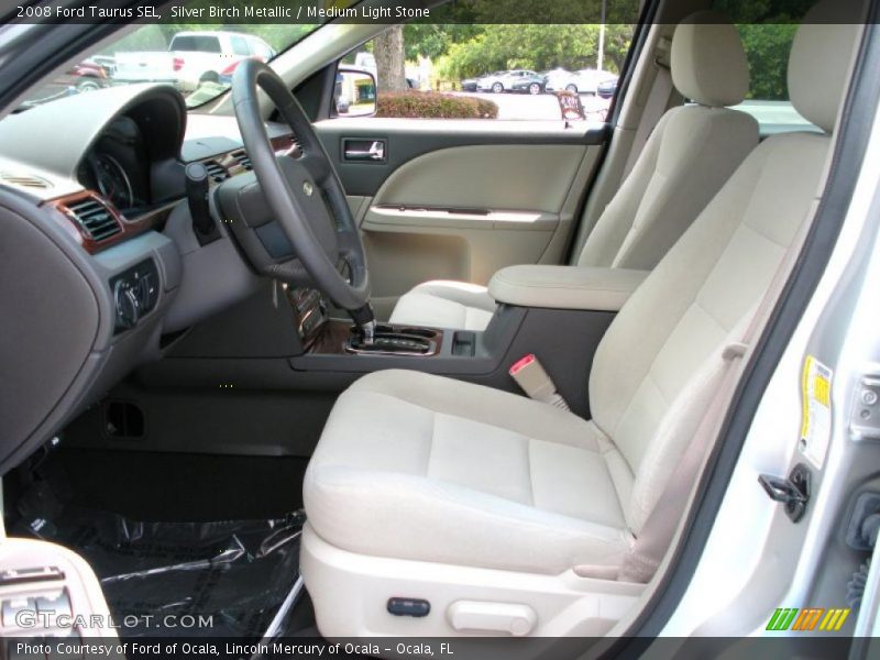 Silver Birch Metallic / Medium Light Stone 2008 Ford Taurus SEL