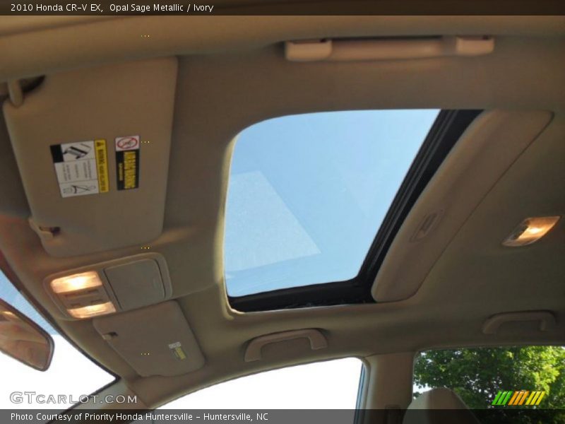 Opal Sage Metallic / Ivory 2010 Honda CR-V EX