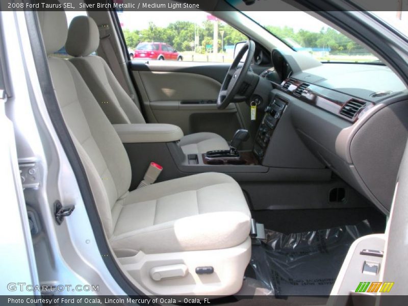 Silver Birch Metallic / Medium Light Stone 2008 Ford Taurus SEL
