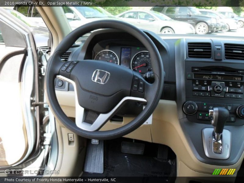 Opal Sage Metallic / Ivory 2010 Honda CR-V EX