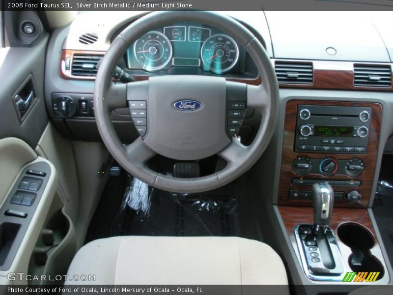 Silver Birch Metallic / Medium Light Stone 2008 Ford Taurus SEL