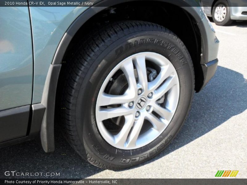Opal Sage Metallic / Ivory 2010 Honda CR-V EX
