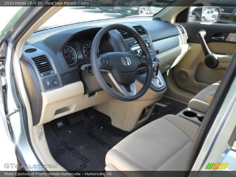 Opal Sage Metallic / Ivory 2010 Honda CR-V EX