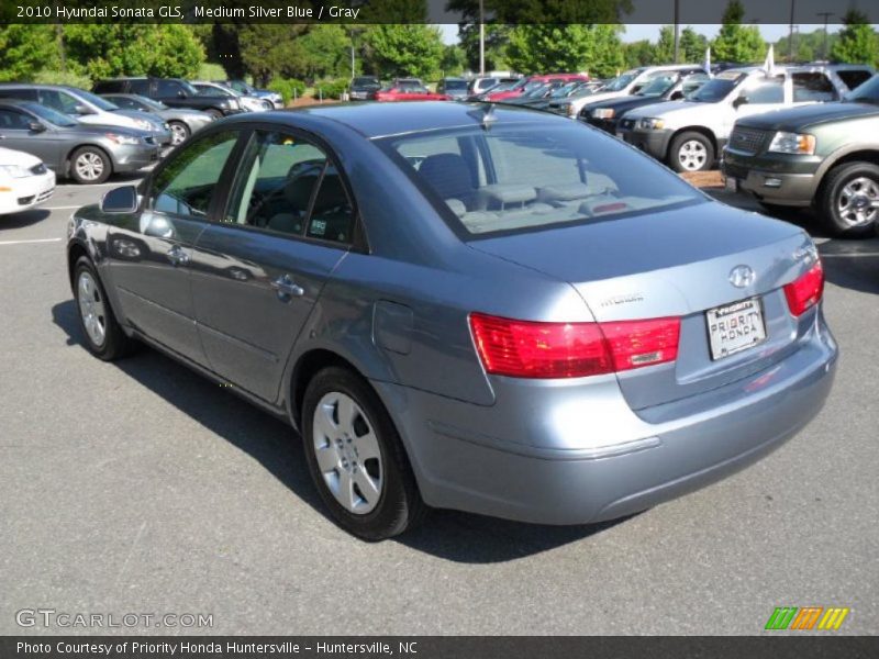 Medium Silver Blue / Gray 2010 Hyundai Sonata GLS