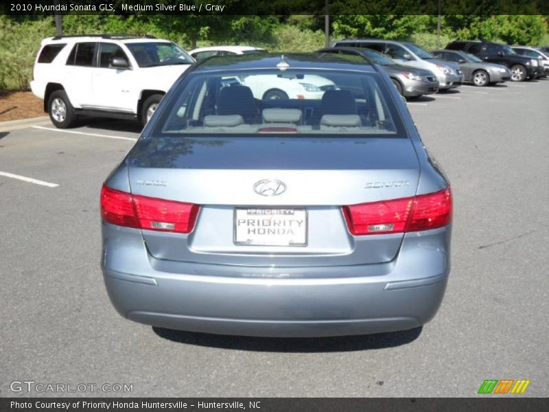 Medium Silver Blue / Gray 2010 Hyundai Sonata GLS