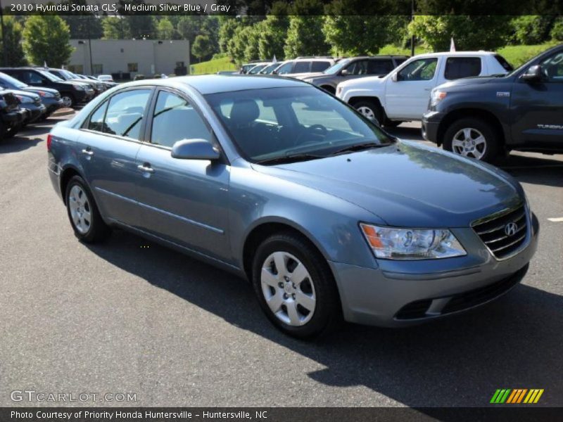 Medium Silver Blue / Gray 2010 Hyundai Sonata GLS