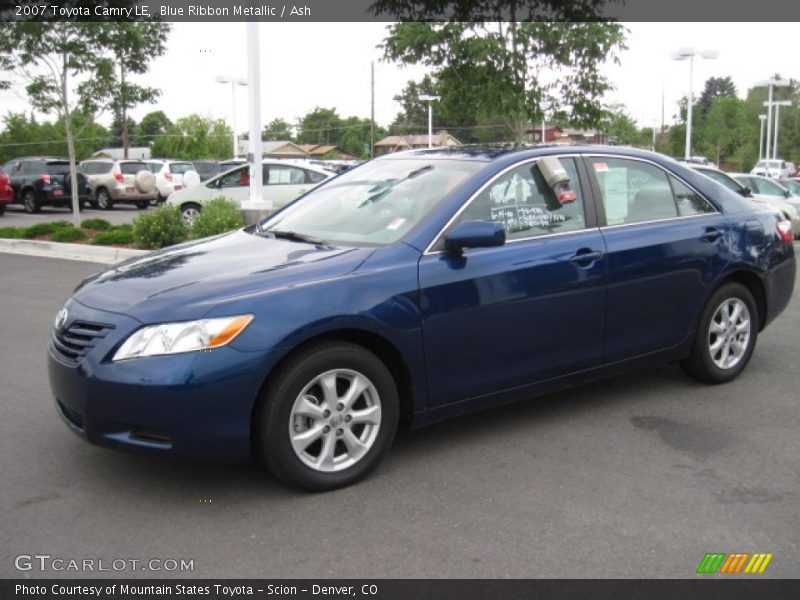 Blue Ribbon Metallic / Ash 2007 Toyota Camry LE