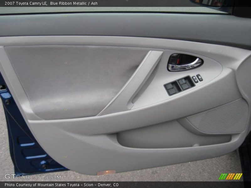 Blue Ribbon Metallic / Ash 2007 Toyota Camry LE
