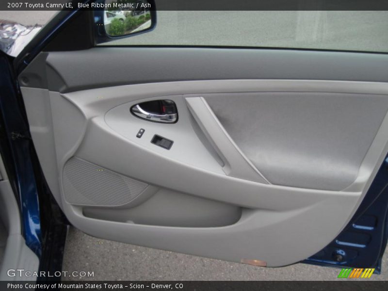 Blue Ribbon Metallic / Ash 2007 Toyota Camry LE