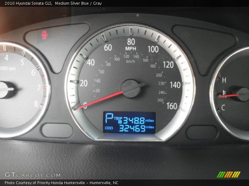Medium Silver Blue / Gray 2010 Hyundai Sonata GLS