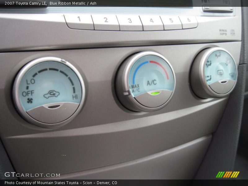 Blue Ribbon Metallic / Ash 2007 Toyota Camry LE