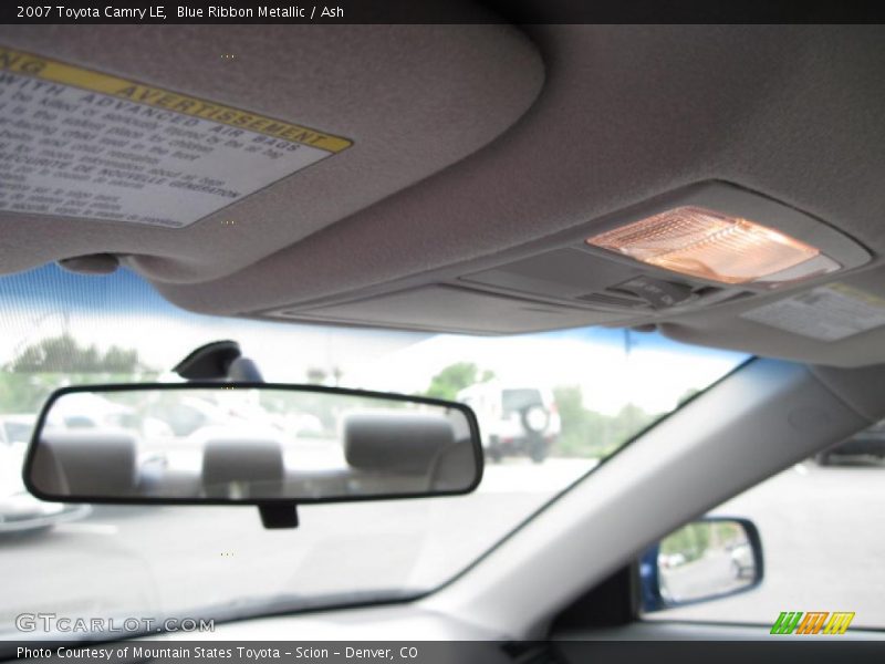 Blue Ribbon Metallic / Ash 2007 Toyota Camry LE