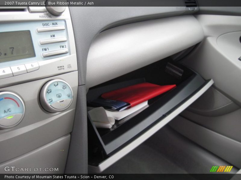 Blue Ribbon Metallic / Ash 2007 Toyota Camry LE