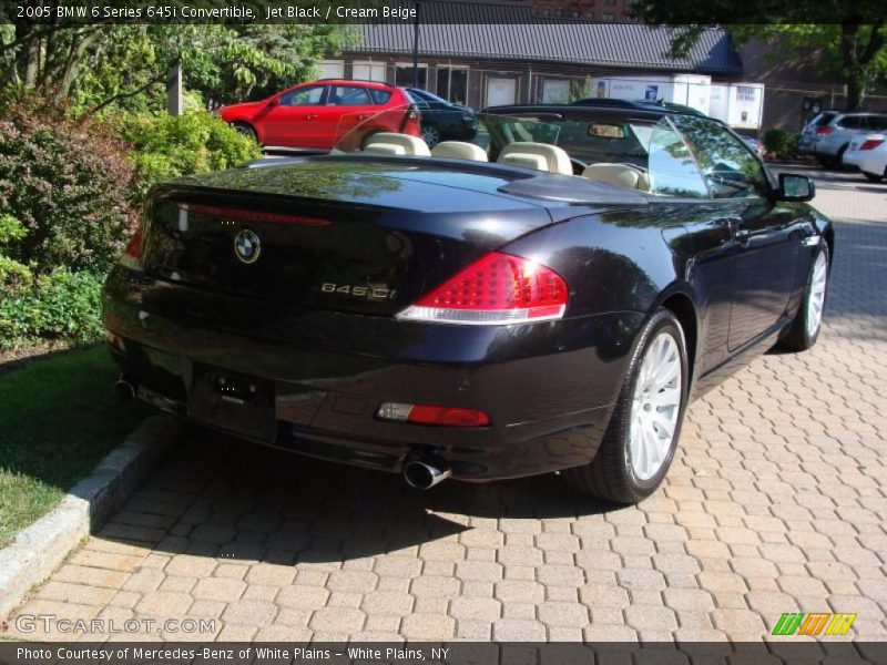 Jet Black / Cream Beige 2005 BMW 6 Series 645i Convertible