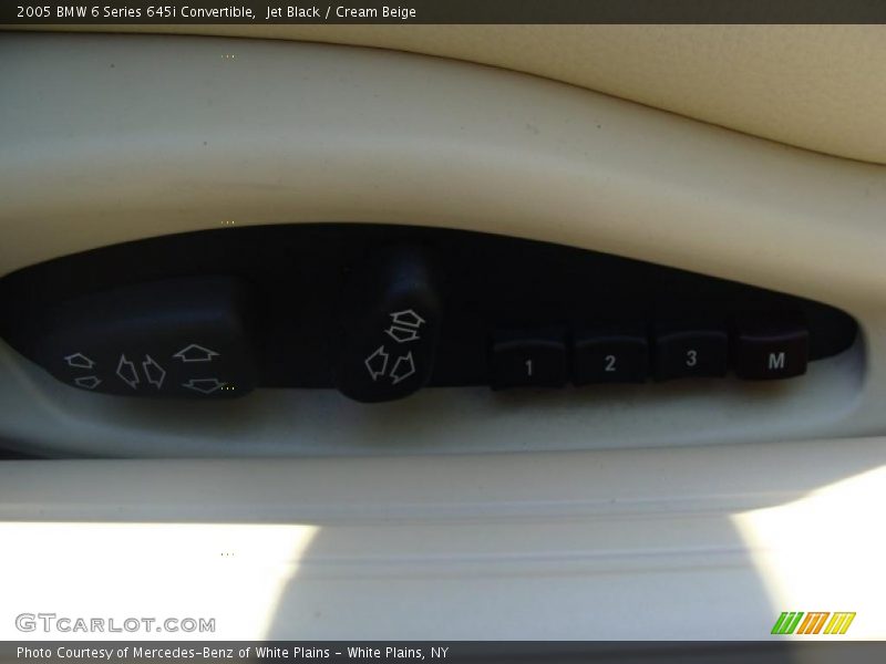 Jet Black / Cream Beige 2005 BMW 6 Series 645i Convertible