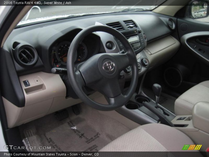Super White / Ash 2008 Toyota RAV4 4WD