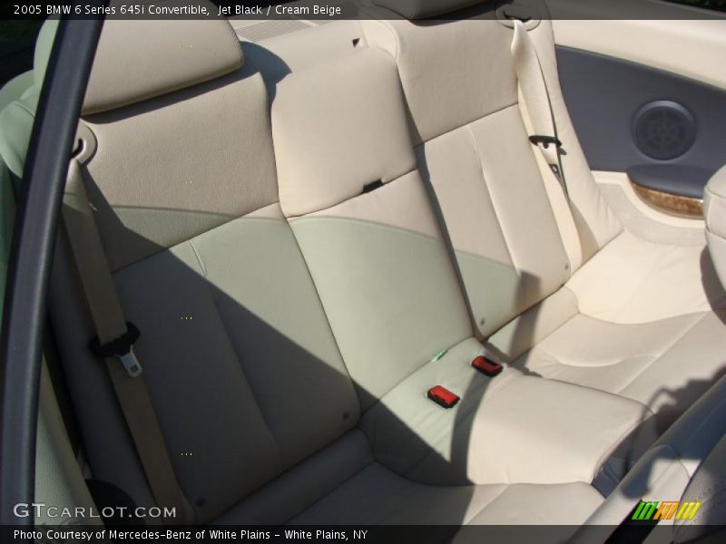 Jet Black / Cream Beige 2005 BMW 6 Series 645i Convertible