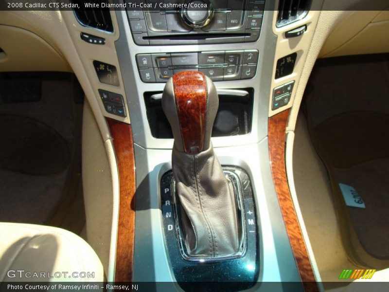 White Diamond Tri-Coat / Cashmere/Cocoa 2008 Cadillac CTS Sedan