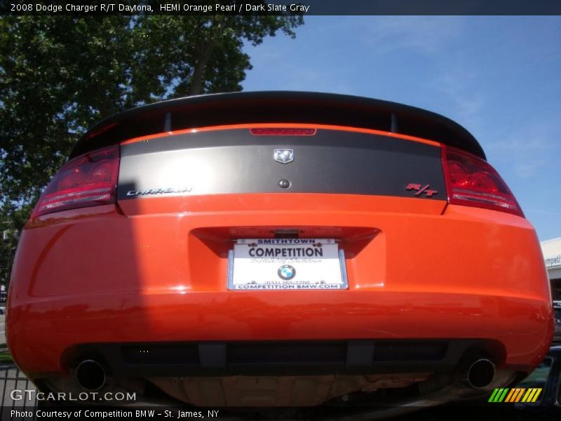 HEMI Orange Pearl / Dark Slate Gray 2008 Dodge Charger R/T Daytona