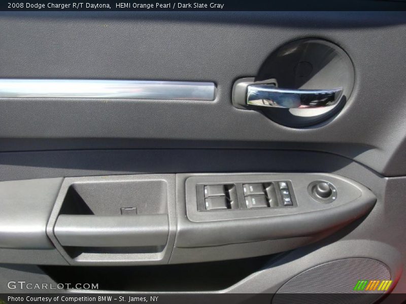 HEMI Orange Pearl / Dark Slate Gray 2008 Dodge Charger R/T Daytona
