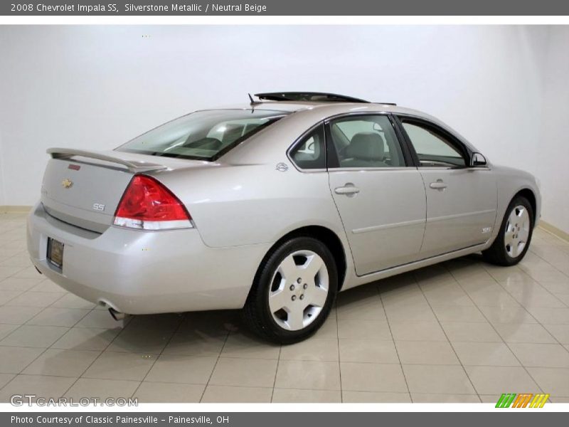 Silverstone Metallic / Neutral Beige 2008 Chevrolet Impala SS