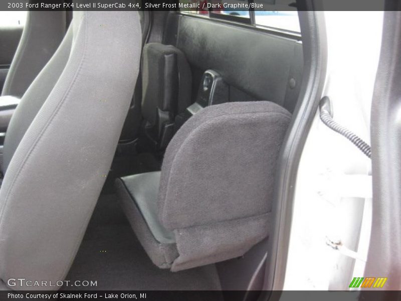 Silver Frost Metallic / Dark Graphite/Blue 2003 Ford Ranger FX4 Level II SuperCab 4x4