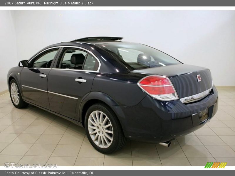 Midnight Blue Metallic / Black 2007 Saturn Aura XR