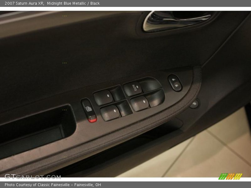 Midnight Blue Metallic / Black 2007 Saturn Aura XR
