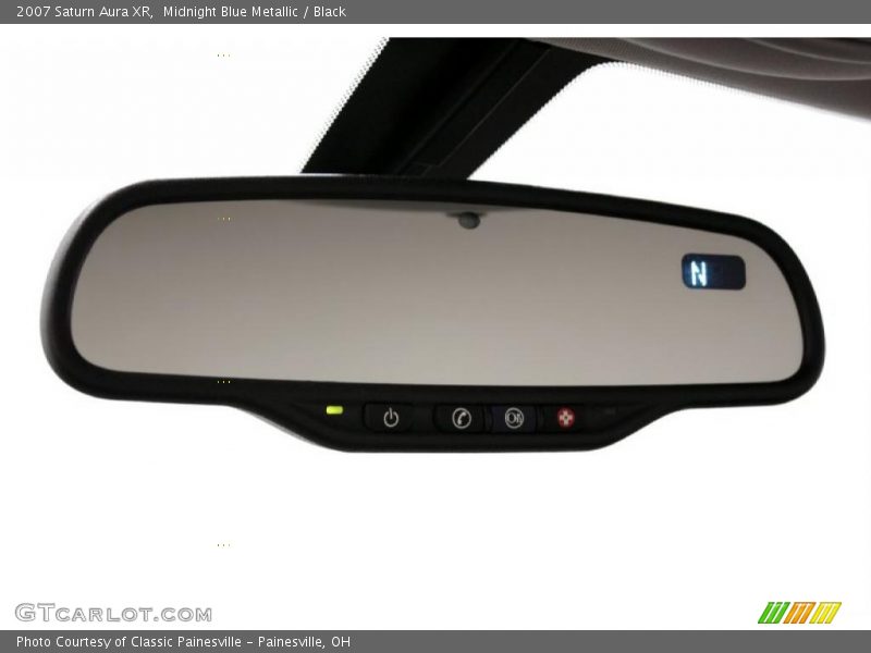 Midnight Blue Metallic / Black 2007 Saturn Aura XR