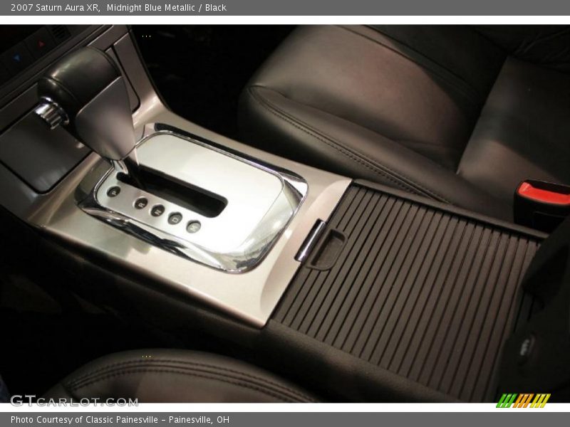 Midnight Blue Metallic / Black 2007 Saturn Aura XR