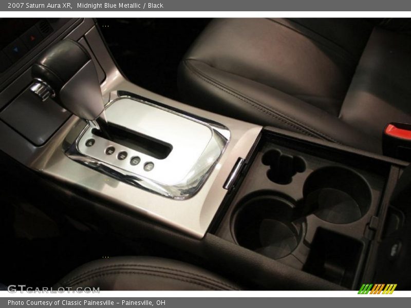 Midnight Blue Metallic / Black 2007 Saturn Aura XR