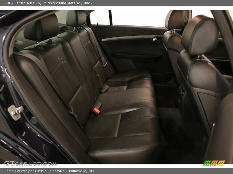 Midnight Blue Metallic / Black 2007 Saturn Aura XR