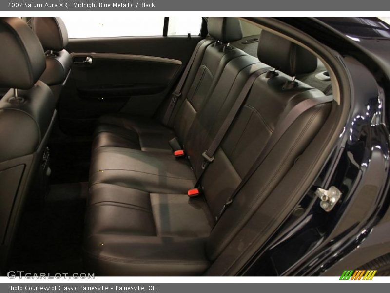 Midnight Blue Metallic / Black 2007 Saturn Aura XR