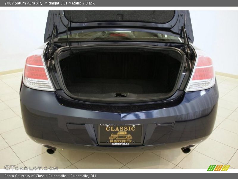 Midnight Blue Metallic / Black 2007 Saturn Aura XR