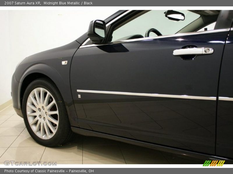 Midnight Blue Metallic / Black 2007 Saturn Aura XR