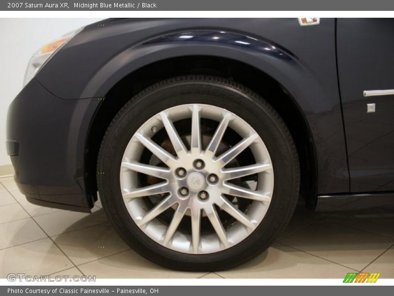 Midnight Blue Metallic / Black 2007 Saturn Aura XR