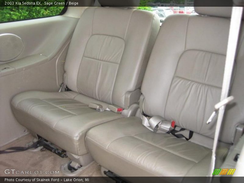 Sage Green / Beige 2003 Kia Sedona EX