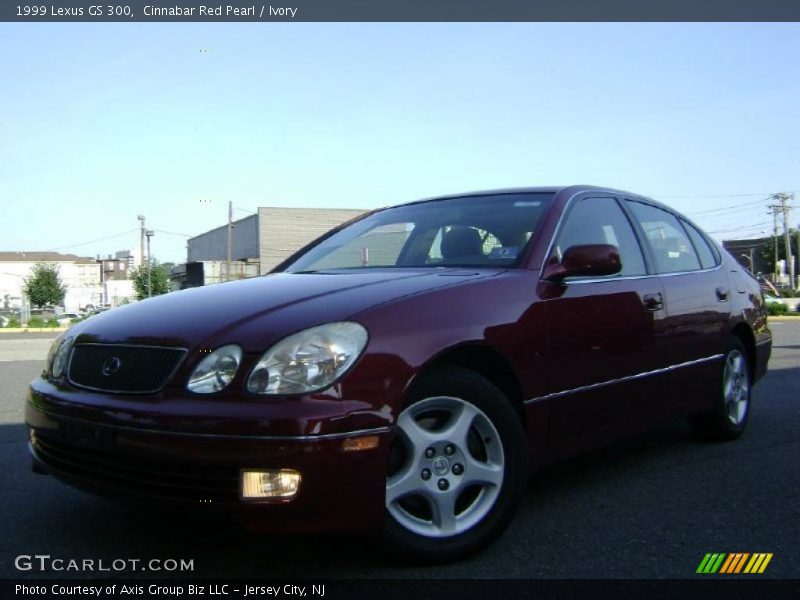 Cinnabar Red Pearl / Ivory 1999 Lexus GS 300
