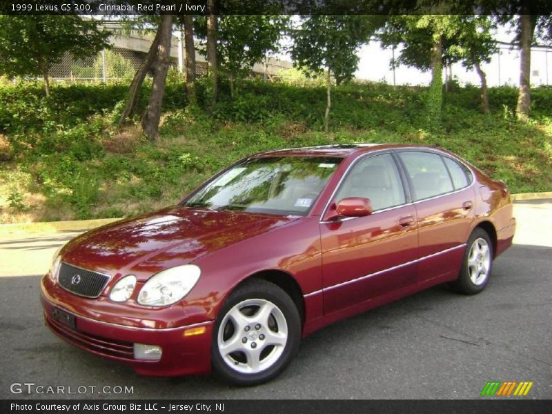 Cinnabar Red Pearl / Ivory 1999 Lexus GS 300